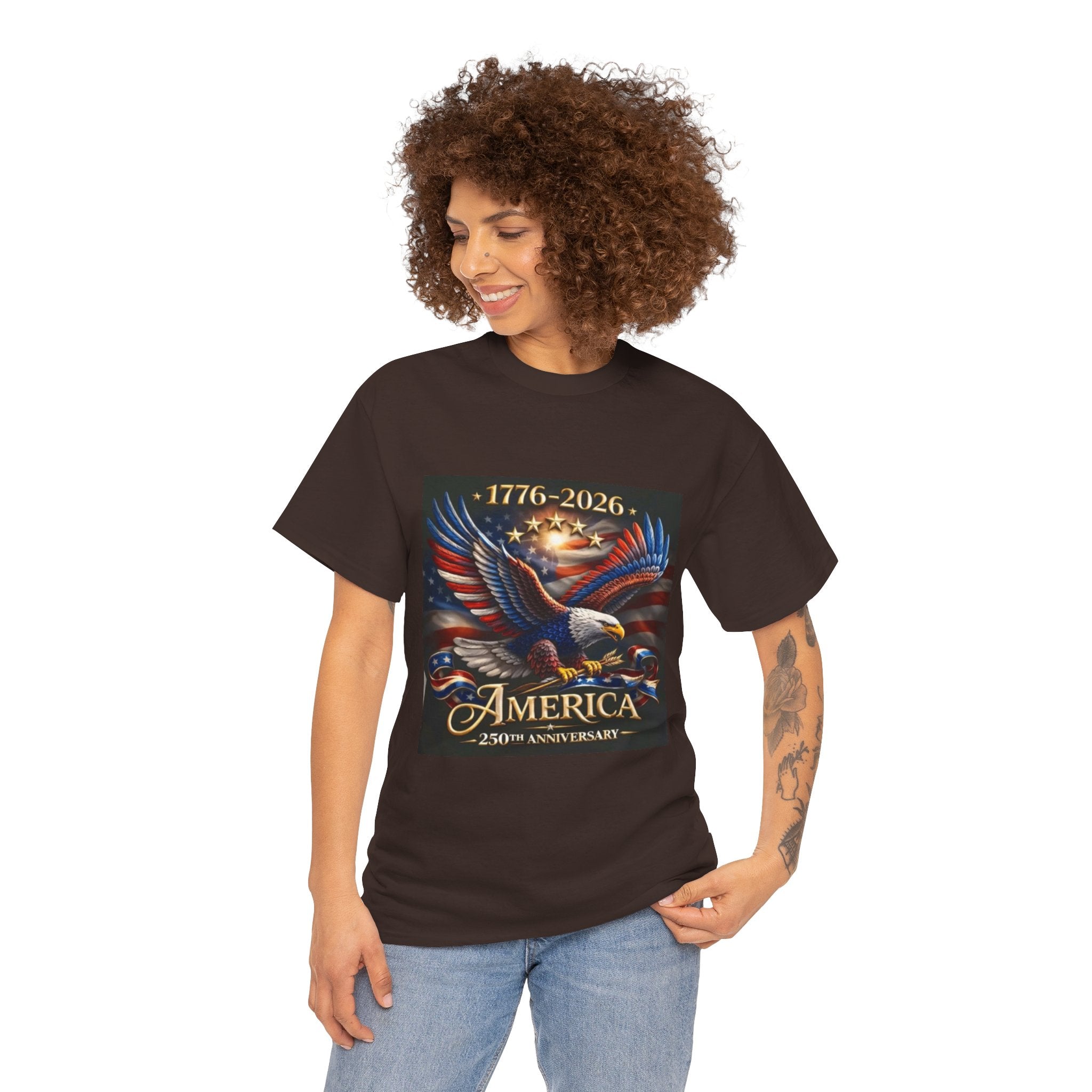 America 250th Anniversary T-Shirt — 1776–2026 Patriotic Eagle Tee
