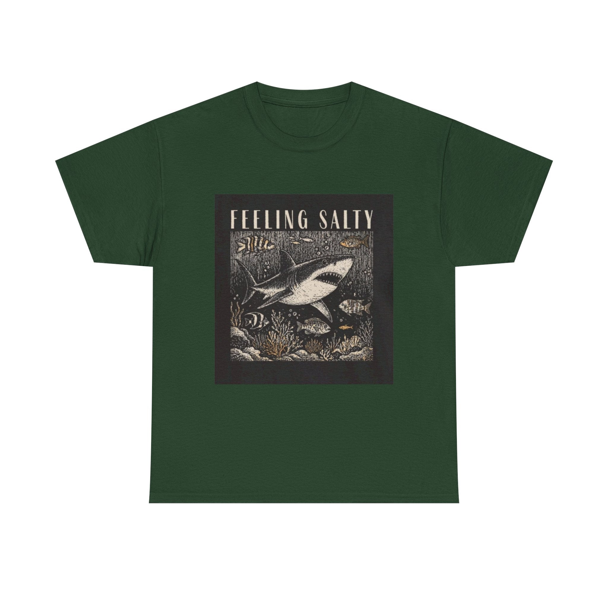 Feeling Salty Shark T-Shirt – Vintage Ocean Graphic Tee