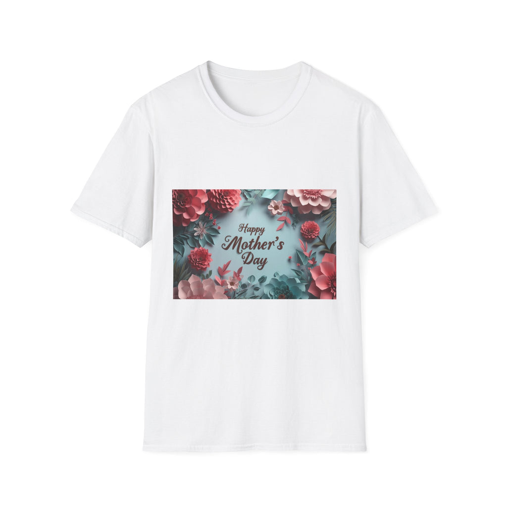 Mother's Day Floral T-Shirt — "Happy Mother's Day" Garden Bouquet Tee
