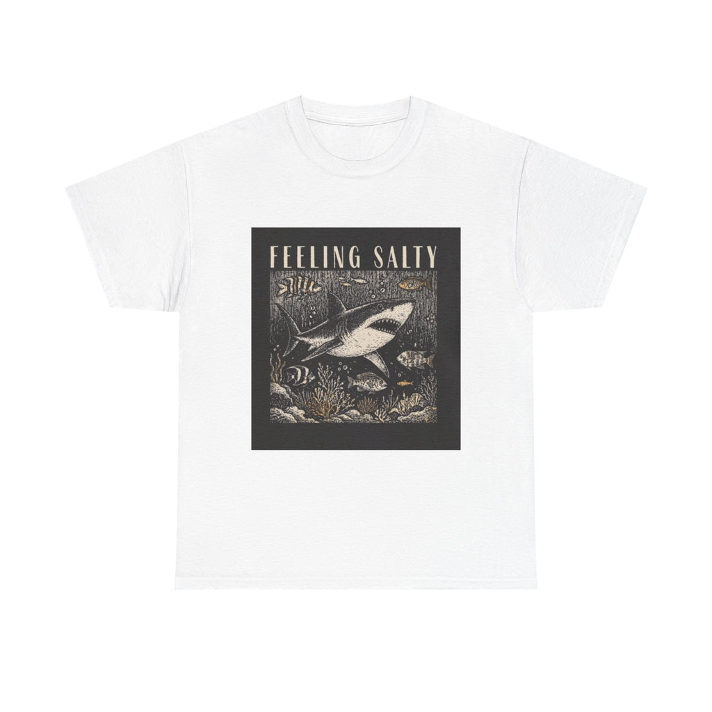 Feeling Salty Shark T-Shirt – Vintage Ocean Graphic Tee