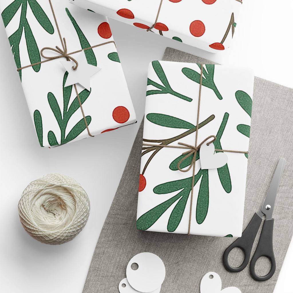 QR Code Minimalist Wrapping Paper Roll