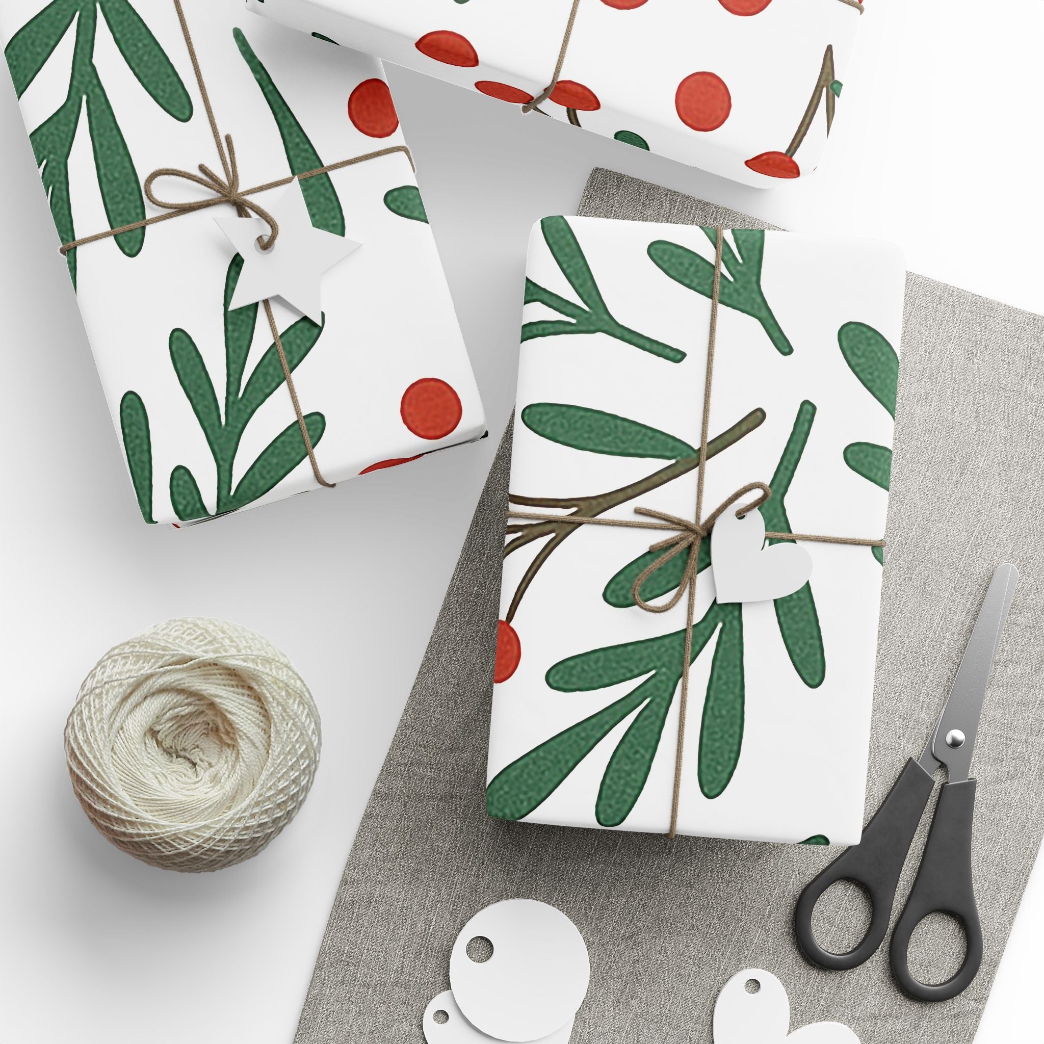 QR Code Minimalist Wrapping Paper Roll