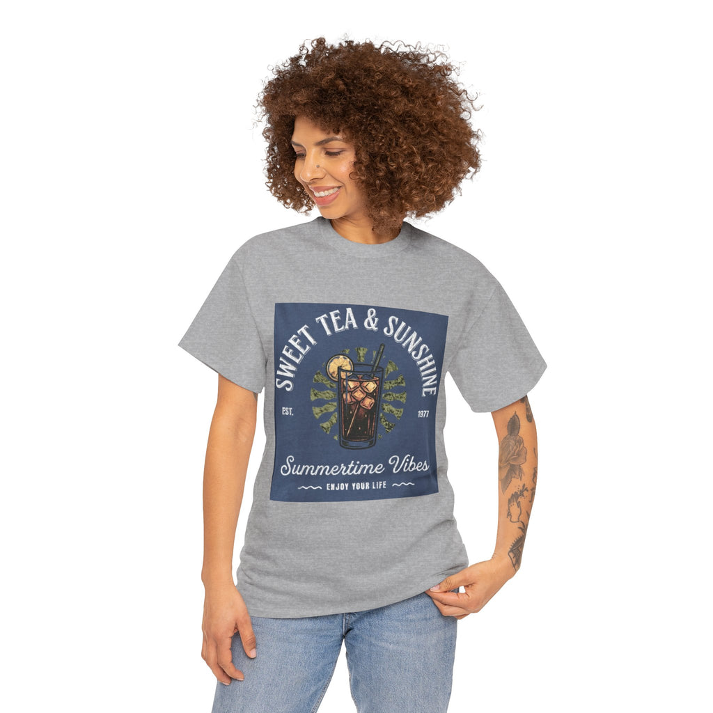Sweet Tea & Sunshine Tee — Summertime Vibes Iced Tea Graphic T-Shirt
