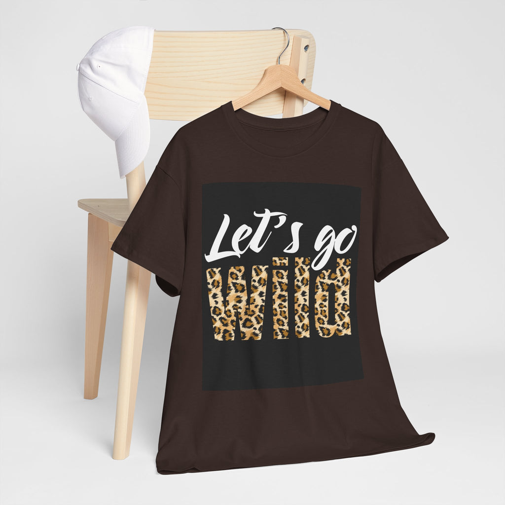 Let's Go Wild Leopard Graphic Tee