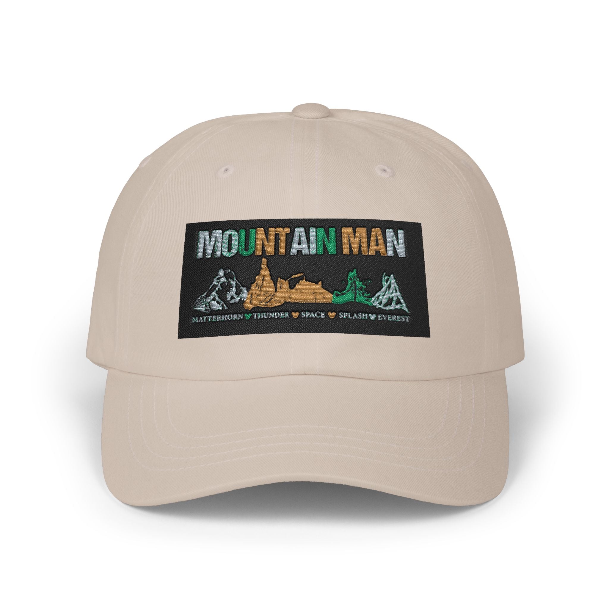 Mountain Man Dad Cap — Embroidered Outdoor Adventure Hat