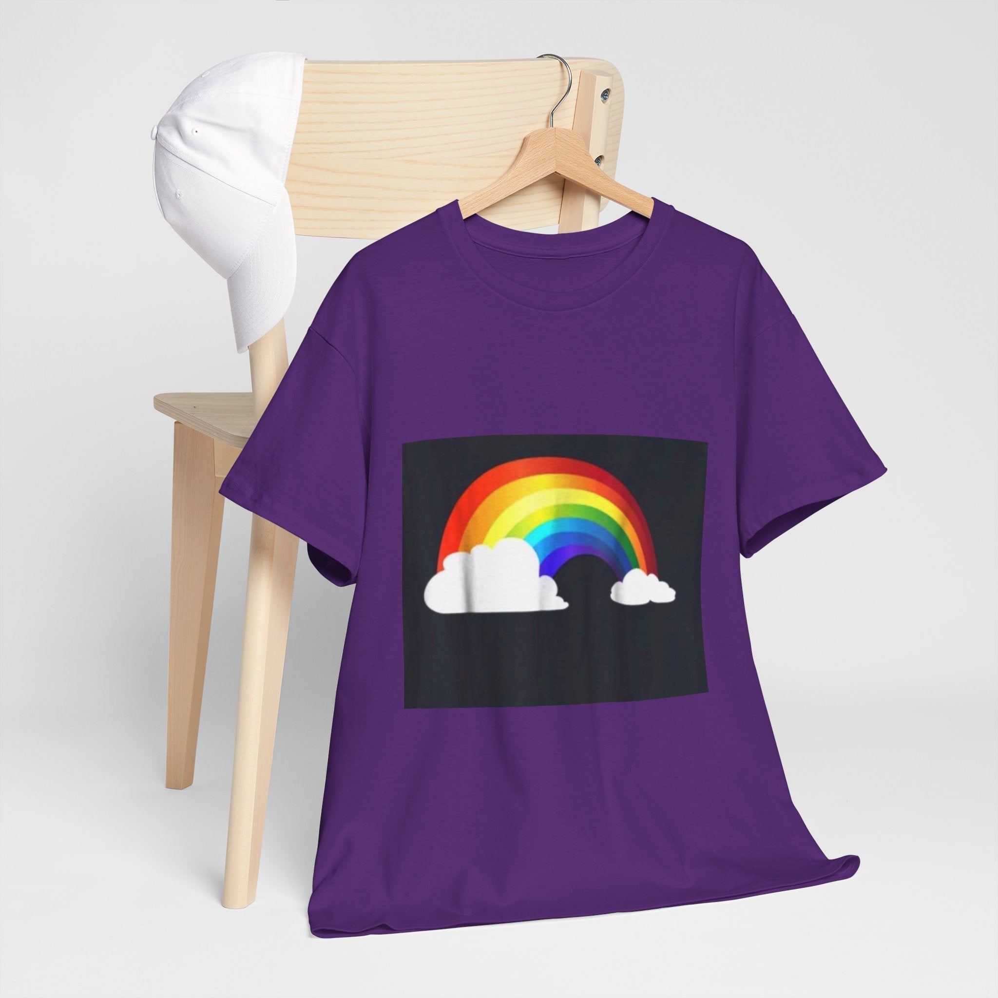 Rainbow Clouds T-Shirt — Bright Pride Graphic Tee