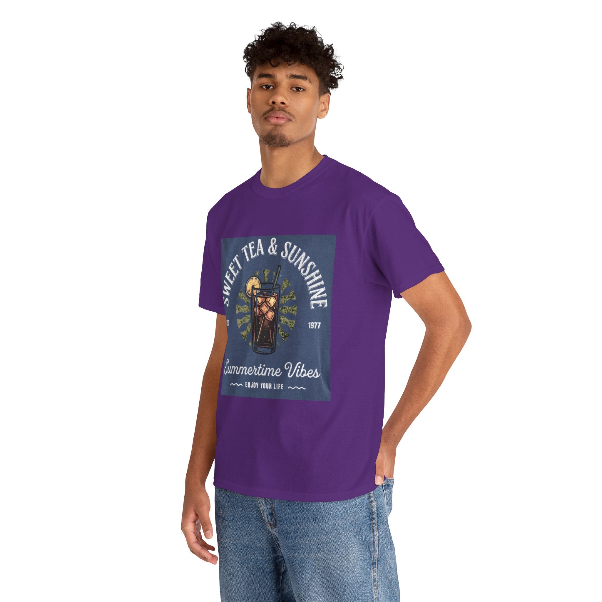 Sweet Tea & Sunshine Tee — Summertime Vibes Iced Tea Graphic T-Shirt