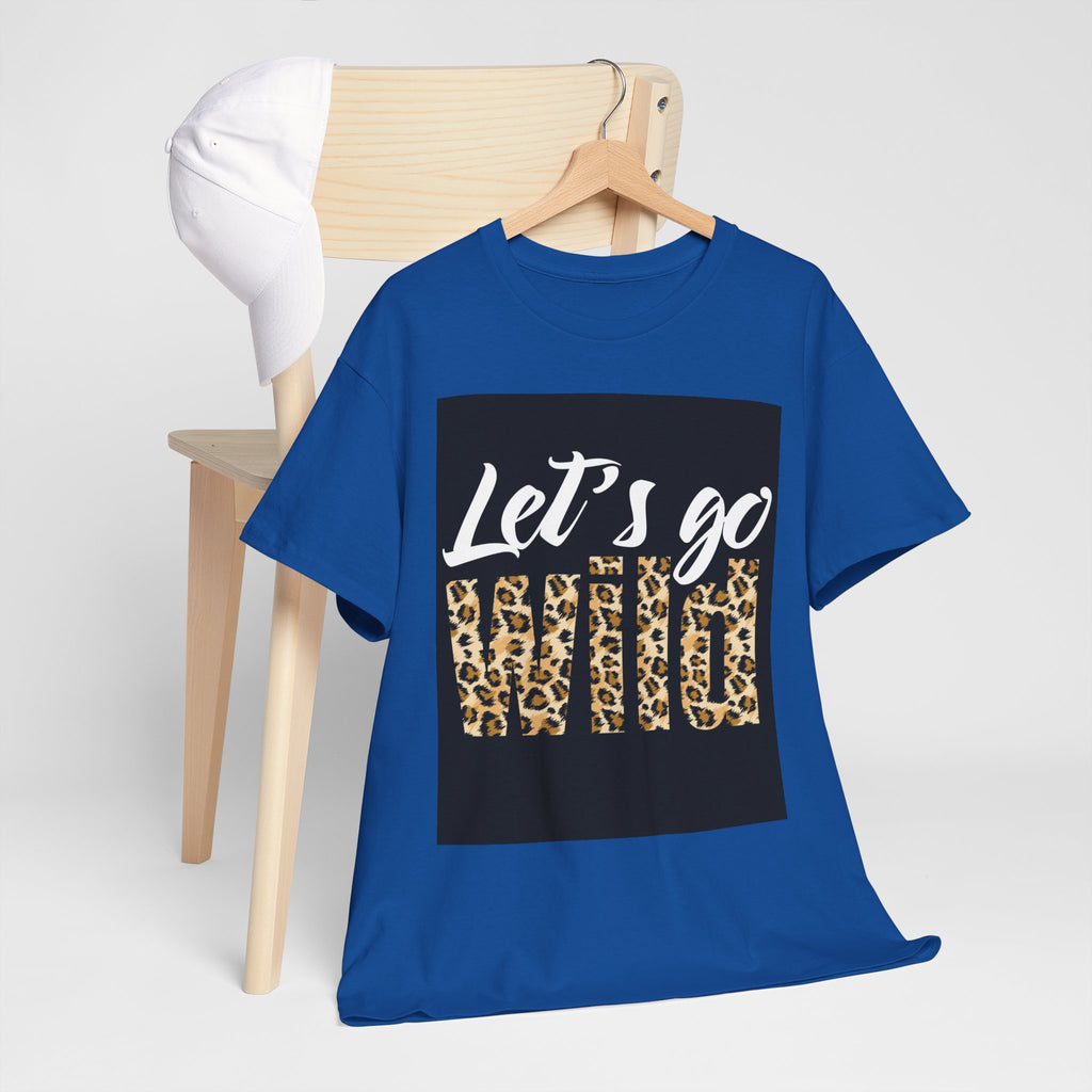 Let's Go Wild Leopard Graphic Tee