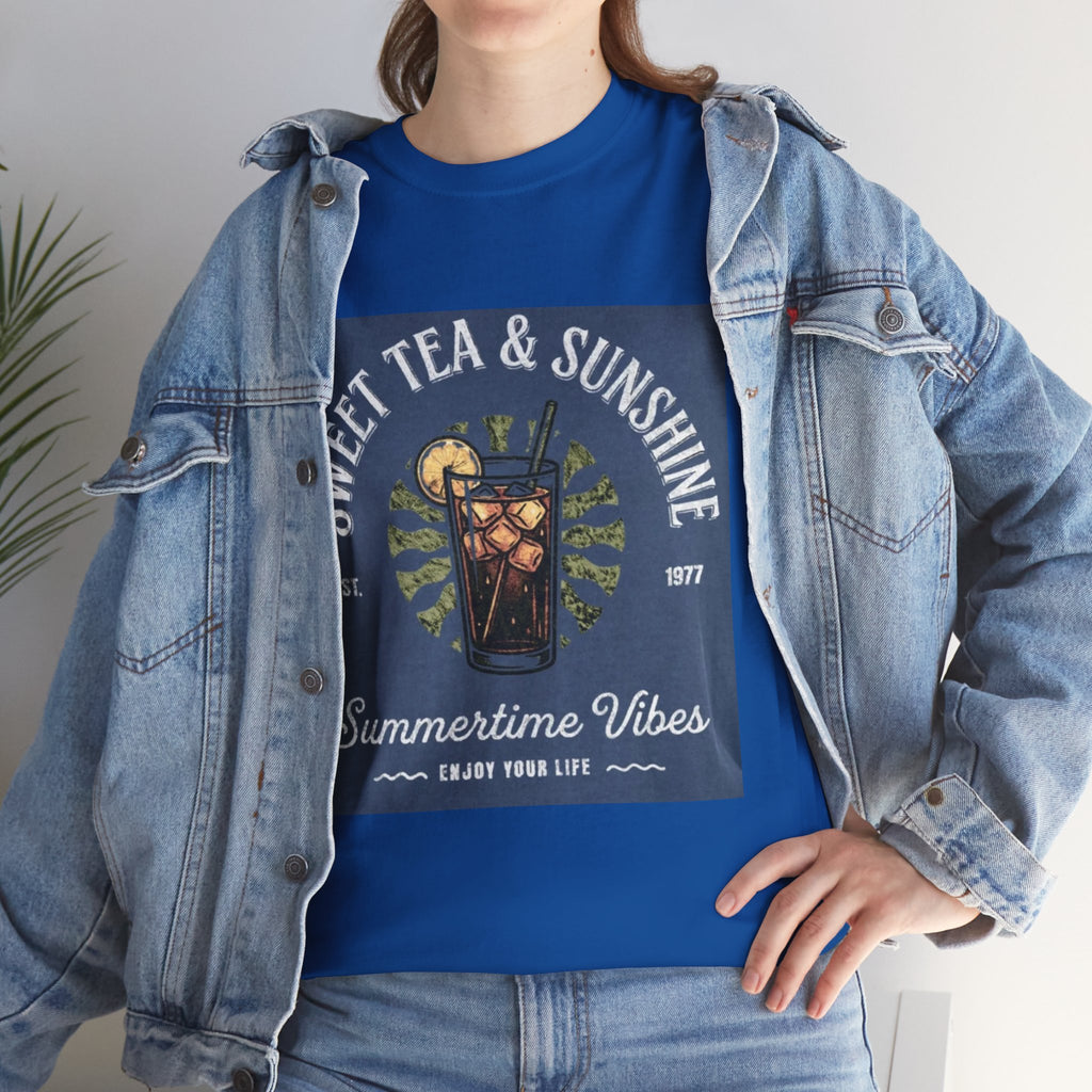 Sweet Tea & Sunshine Tee — Summertime Vibes Iced Tea Graphic T-Shirt