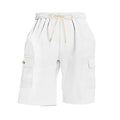 Mens Corduroy Multi-Pocket Shorts For Sports