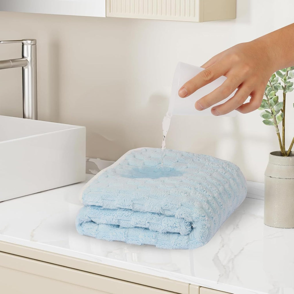 Luxury Microfiber Bath Towels 4-Pack  8X Absorbent Quick-Dry 27.5x55in Ultra Lightweight & Hypoallergenic For Spa Gym Travel  Super Soft Bath Sheets Set Mixed Color